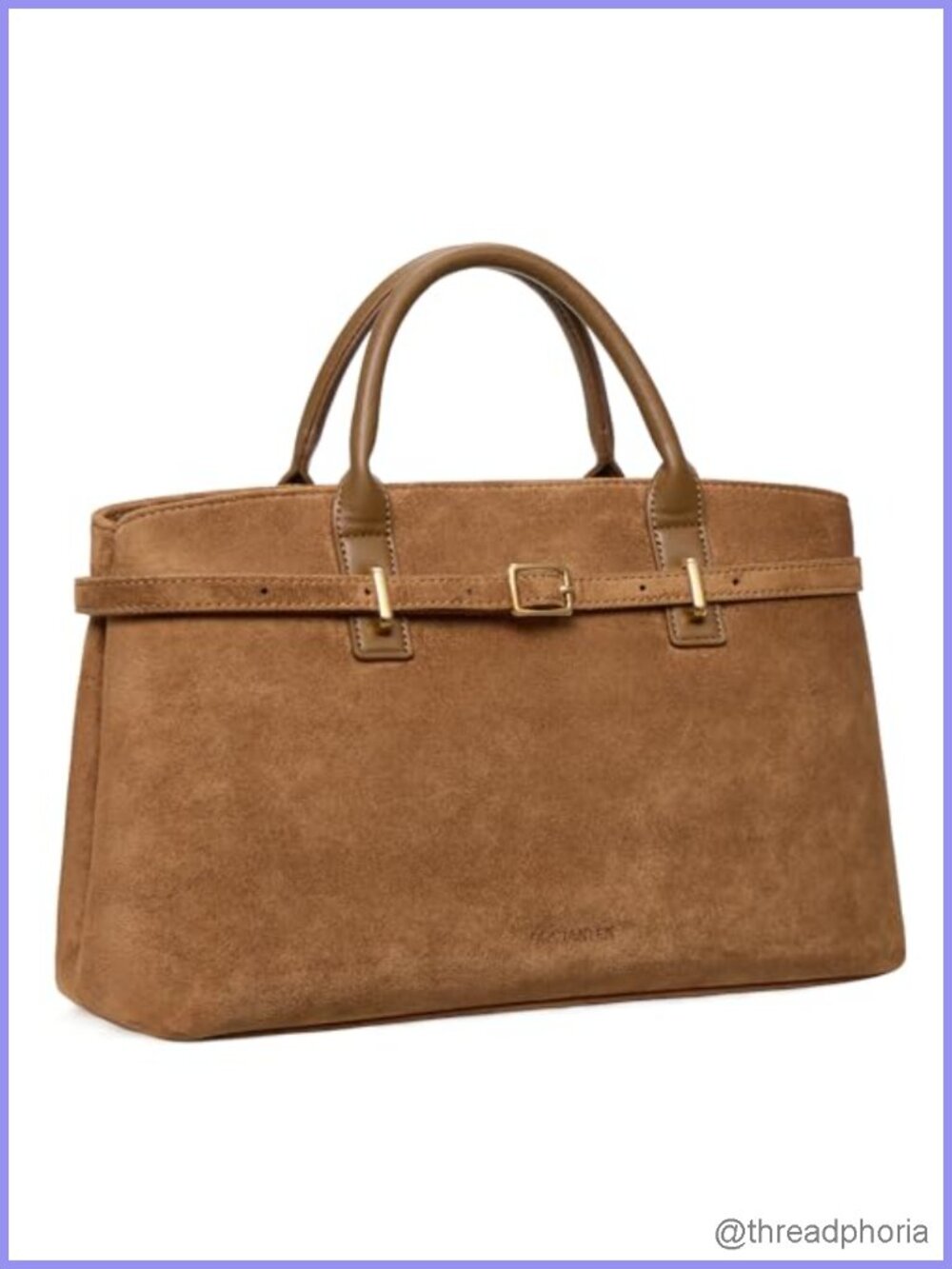 Structured Satchel Bag Vegan Leather Multi-Way Carry Work Tote